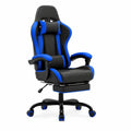 Sedia da Gaming Ergonomica Avilia con Poggiapiedi e Cuscini Regolabili