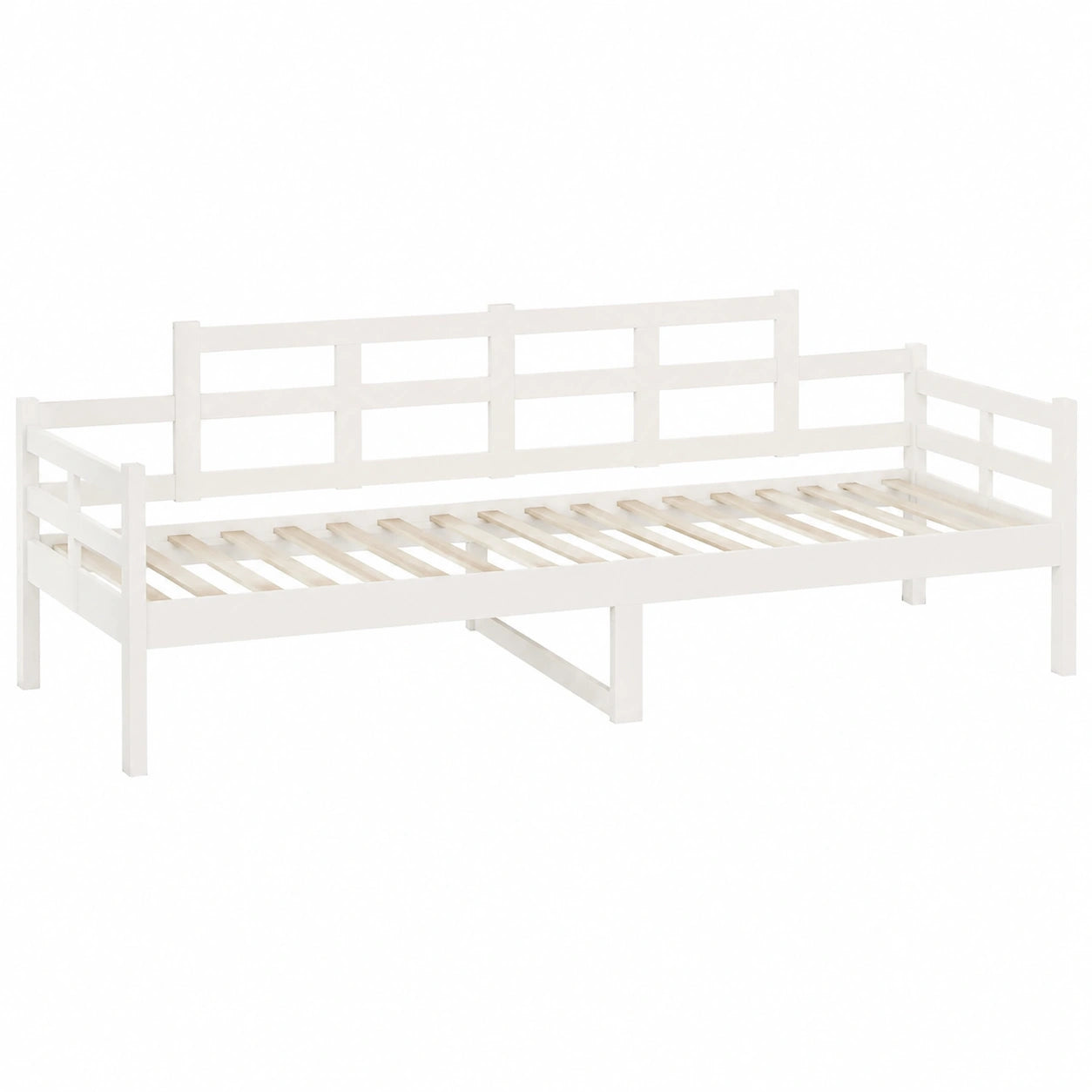 Sofà Letto Matrimoniale in Pino Bianco 80x200 cm
